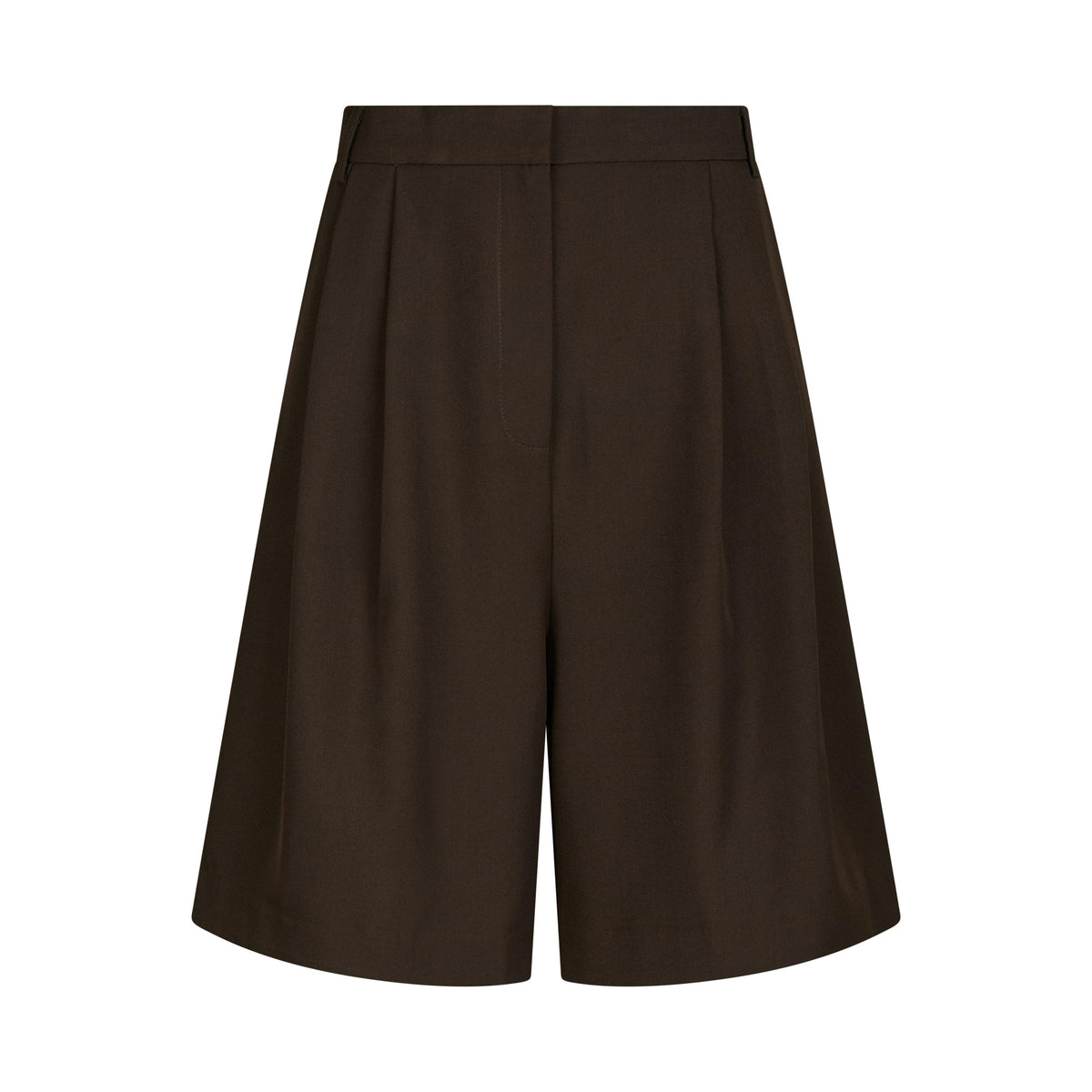 Neo Noir, Nika Structure Shorts, Dark Brown