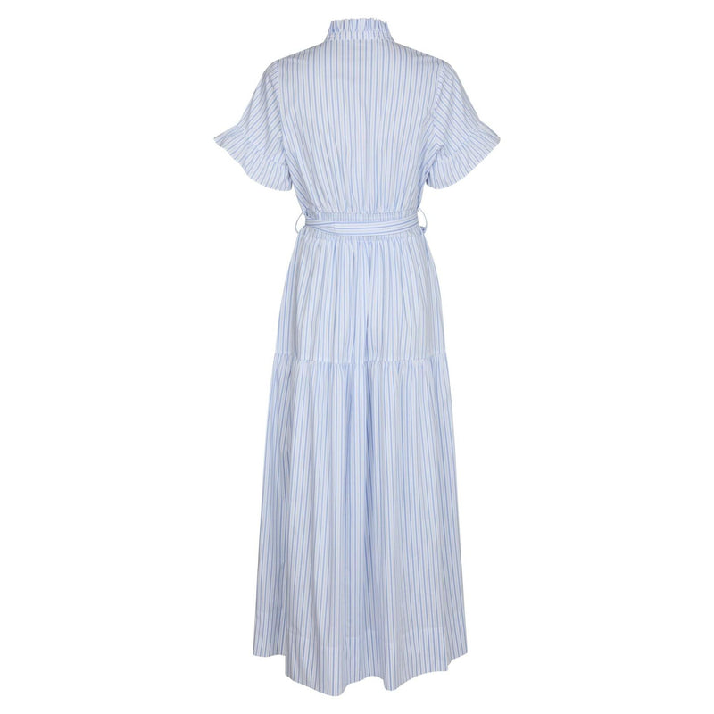 Neo Noir, Nessie Stripe Dress, White/Light Blue-Neo Noir-Minlillebutik.dk
