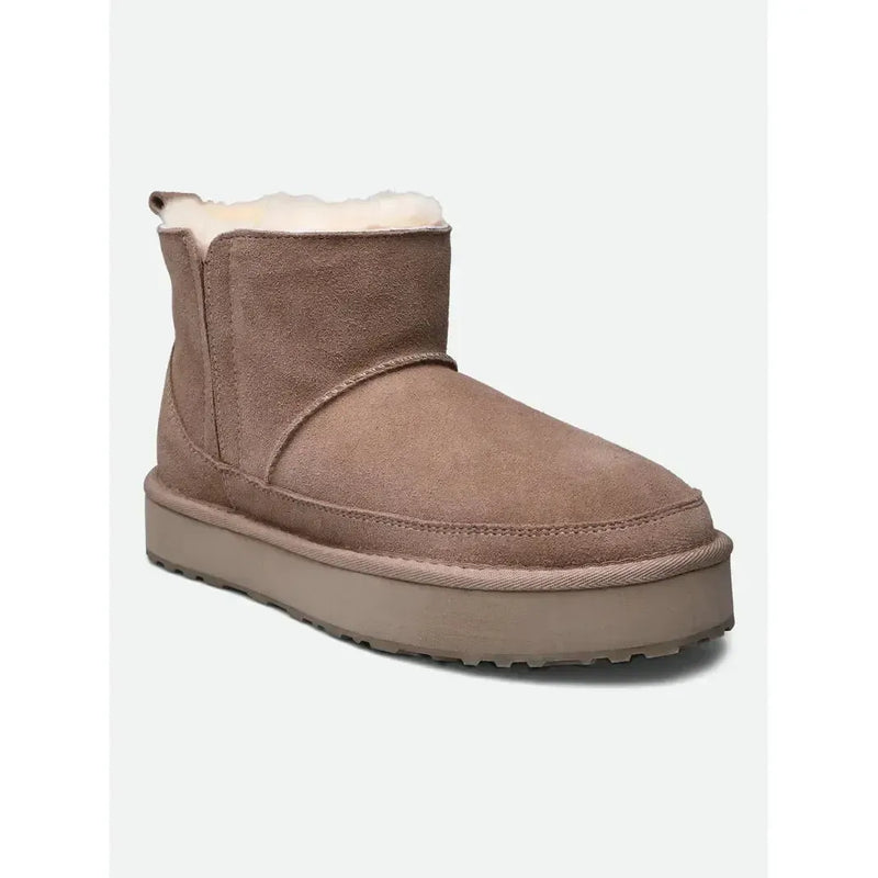 Rosemunde, RHEvelyn Leather Elastic Boot, Elk Brown-Rosemunde-Minlillebutik.dk