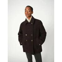 Mos Mosh, Charly Wool Jacket, Chocolate Tort-Mos Mosh-Minlillebutik.dk