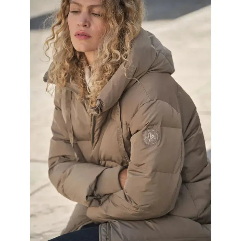 Mos Mosh, Nova Avon Down Jacket, Brindle-Mos Mosh-Minlillebutik.dk