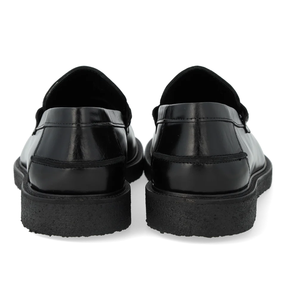 Angulus, Loafer, Bred pasform, Sort