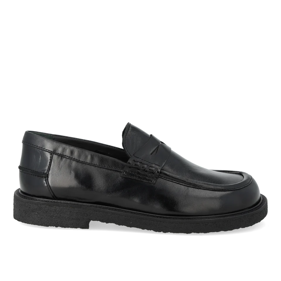 Angulus, Loafer, Bred pasform, Sort