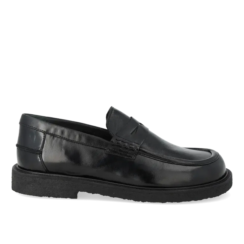 Angulus, Loafer, Bred pasform, Sort-Angulus-Minlillebutik.dk