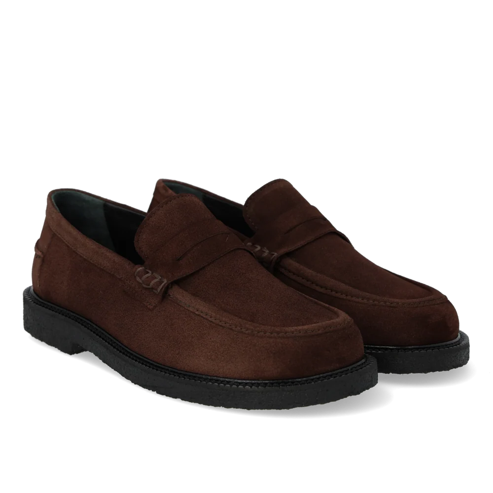 Angulus, Loafer, Bred pasform, Dark Brown