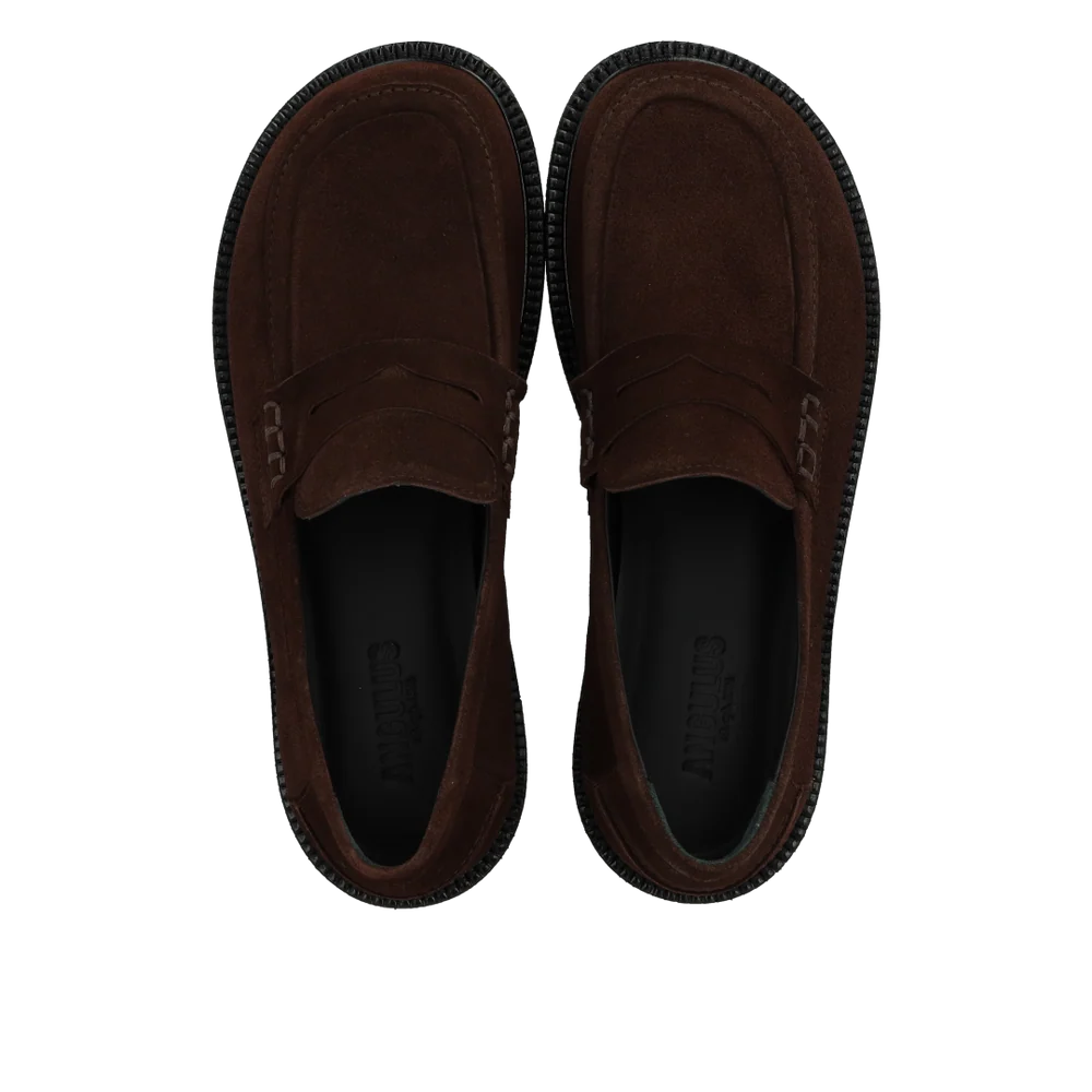 Angulus, Loafer, Bred pasform, Dark Brown