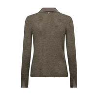 Mos Mosh, Relena Rib Polo Knit, Falcon-Mos Mosh-Minlillebutik.dk