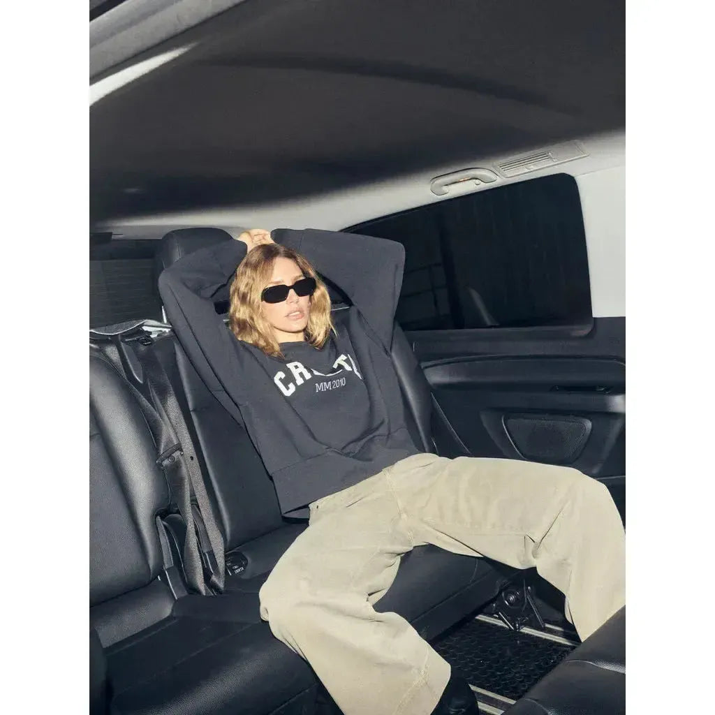 Mos Mosh, Celli O-LS Sweatshirt, Phantom-Mos Mosh-Minlillebutik.dk