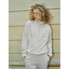 Mos Mosh, MMEllo Zip Sweatshirt, Feather Gray-Mos Mosh-Minlillebutik.dk