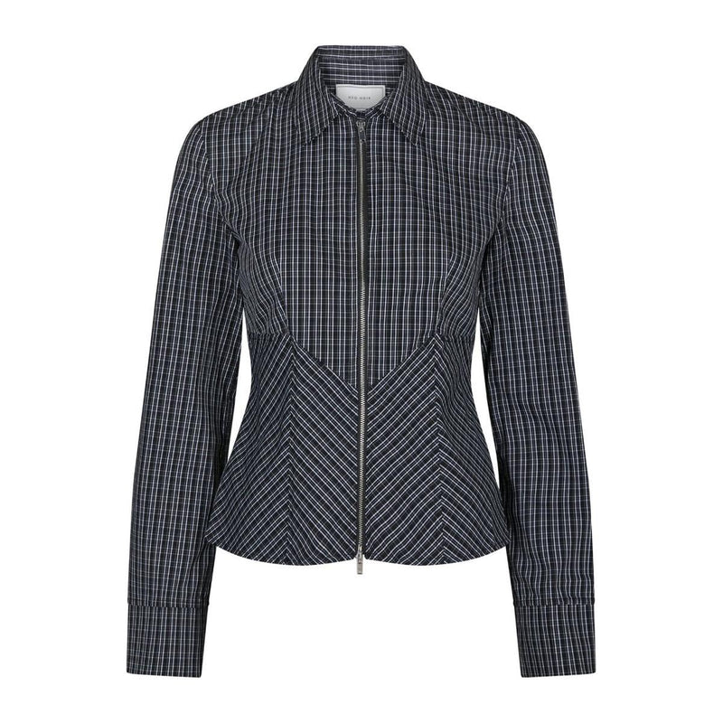 Neo Noir, Cathy Zip Shirt, Black-Neo Noir-Minlillebutik.dk