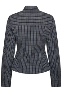 Neo Noir, Cathy Zip Shirt, Black