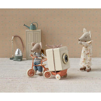 Maileg, Cykel Mus, Storebror med taske, 17-3205-00-Maileg-Minlillebutik.dk