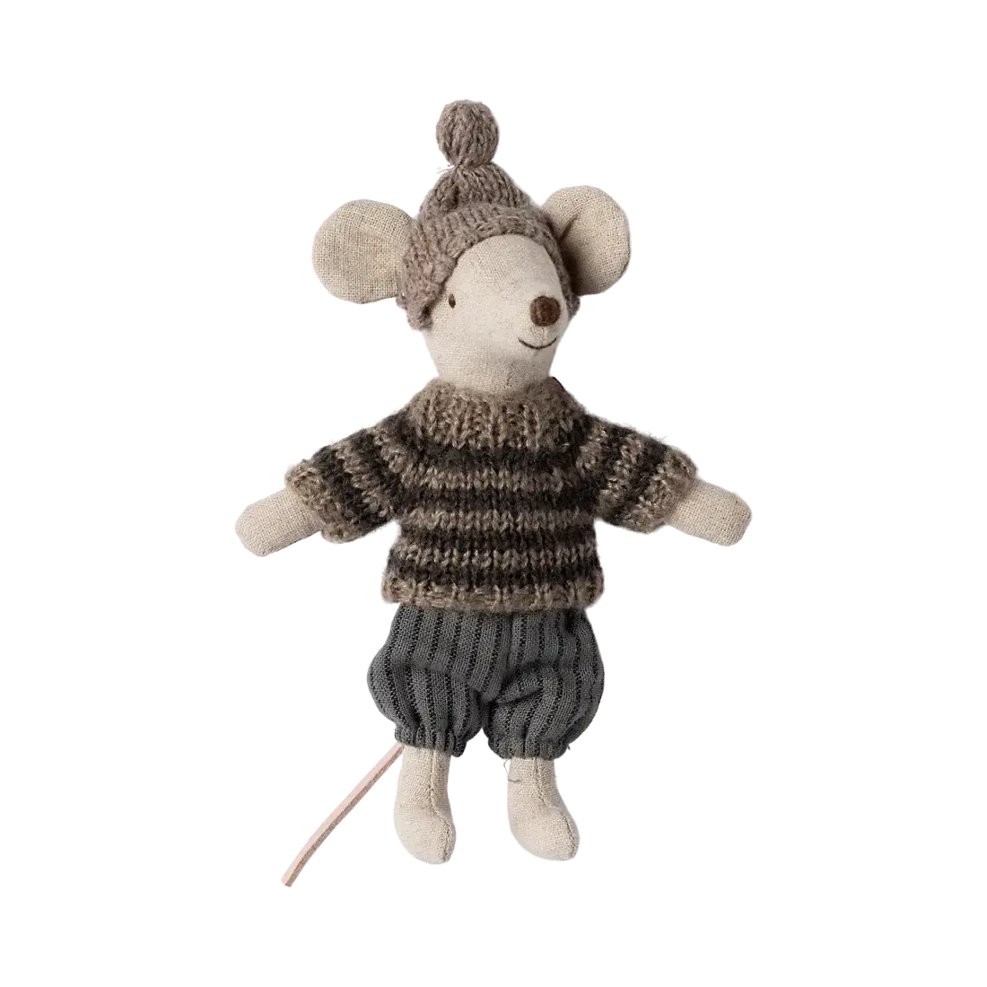 Maileg, Vintermus, Storbror m/ski 17-4211-00-Maileg-Minlillebutik.dk