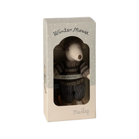 Maileg, Vintermus, Storbror m/ski 17-4211-00-Maileg-Minlillebutik.dk