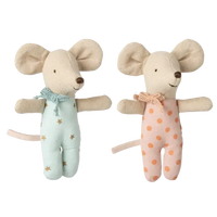 Maileg, Tvillinger, Baby mus i tændstikæske, 17-5000-00-Maileg-Minlillebutik.dk