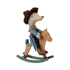 Maileg, Cowboy på gyngehest, Lillebror 17-5103-00-Maileg-Minlillebutik.dk