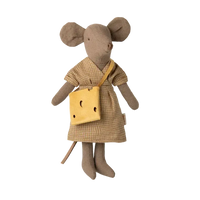 Maileg, Mor Mus, Lysebrun, 17-5302-00-Maileg-Minlillebutik.dk