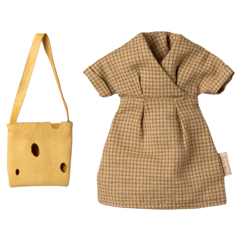 Maileg, Mor Mus, Lysebrun, 17-5302-00-Maileg-Minlillebutik.dk