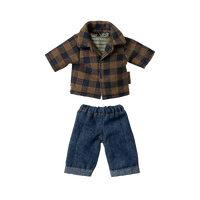 Maileg, Far Mus, Lysebrun 17-5303-00-Maileg-Minlillebutik.dk