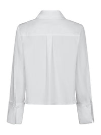 Neo Noir, Cam Poplin Shirt, Off White