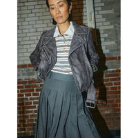 Mos Mosh, Rossett LS Stripe Polo Tee, Brunnera Blue-Mos Mosh-Minlillebutik.dk