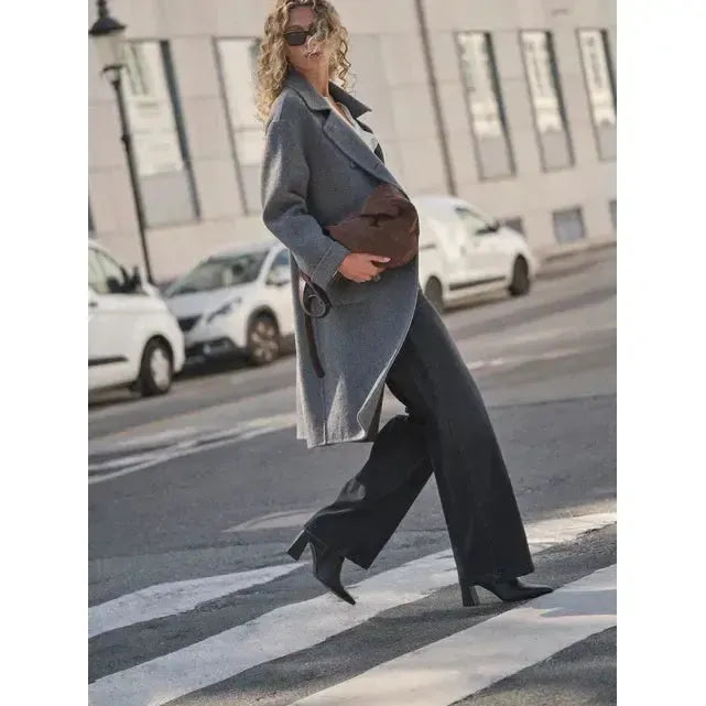 Mos Mosh, Lucca Loisa Wool Coat, Mocking Bird-Mos Mosh-Minlillebutik.dk