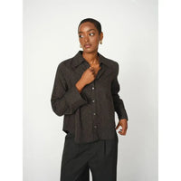 Mos Mosh, MMAyen Check Shirt, Phantom-Mos Mosh-Minlillebutik.dk