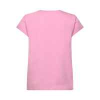Rosemunde, RWNatali Capsleeve T-shirt, Sea Pink-Rosemunde-Minlillebutik.dk