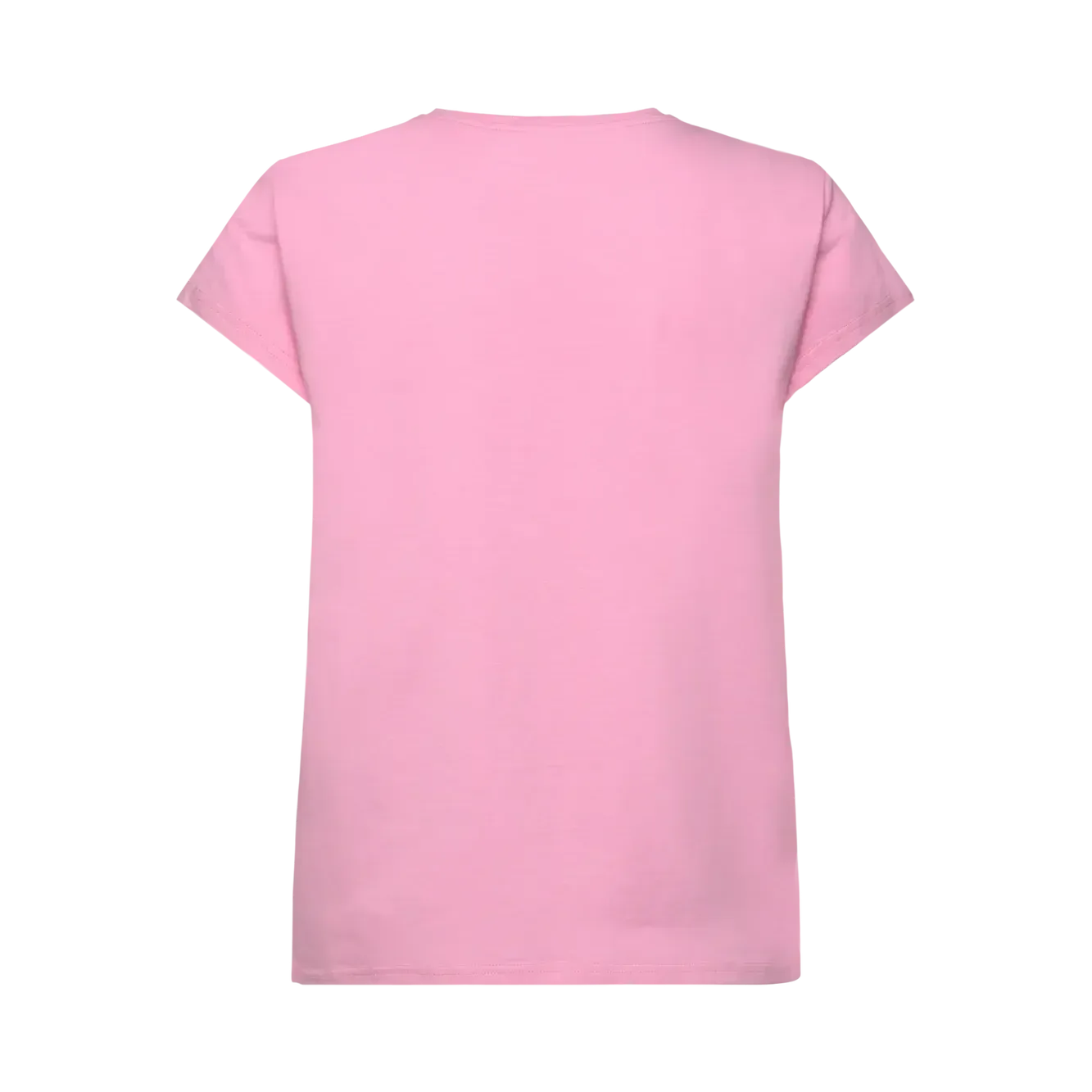 Rosemunde, RWNatali Capsleeve T-shirt, Sea Pink-Rosemunde-Minlillebutik.dk
