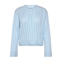Rosemunde, RWEmilie LS O-neck Pullover, Nantucket blue-Rosemunde-Minlillebutik.dk