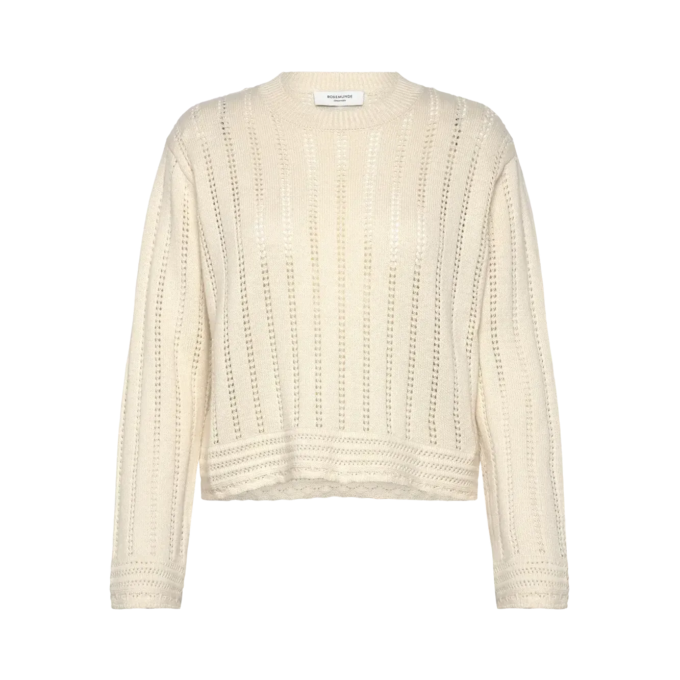Rosemunde, RWEmilie LS O-neck Pullover, Turtledove-Rosemunde-Minlillebutik.dk