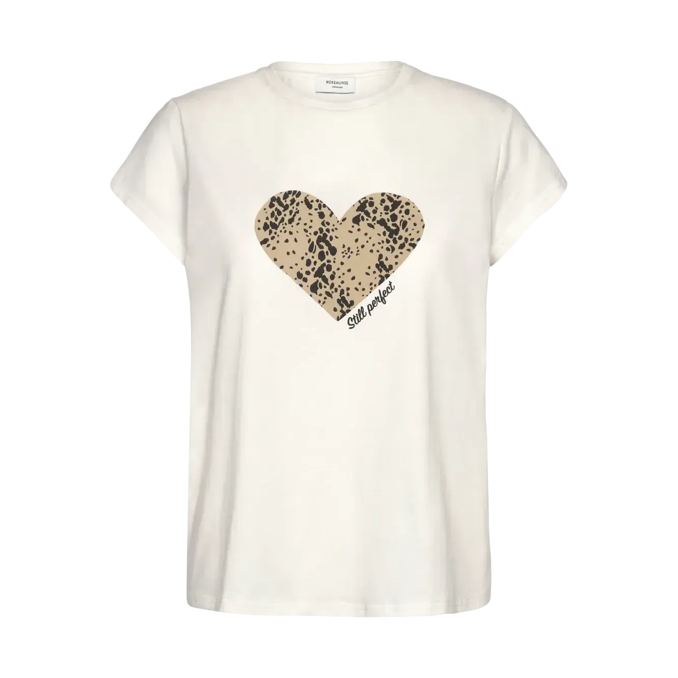 Rosemunde, RWNatali Print Capsleeve T-shirt, Still perfect Leo print-Rosemunde-Minlillebutik.dk