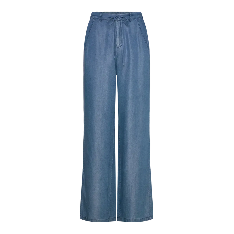 Rosemunde, RWDallas MW Trousers, Medium blue-Rosemunde-Minlillebutik.dk