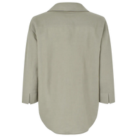 Rosemunde, RWEsther Linen 3/4 Sleeve Shirt, Dried sage-Rosemunde-Minlillebutik.dk