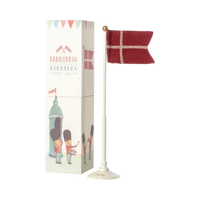 Maileg, Dannebrog, Bordflag, 19-4110-00-Maileg-Minlillebutik.dk