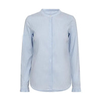 Mos Mosh, Mattie Stripe Shirt, Light Blue-Mos Mosh-Minlillebutik.dk