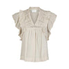 Neo Noir, Jayla S Voile Top, Creme-Neo Noir-Minlillebutik.dk