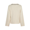 Neo Noir, Latte Knit Blouse, Ivory