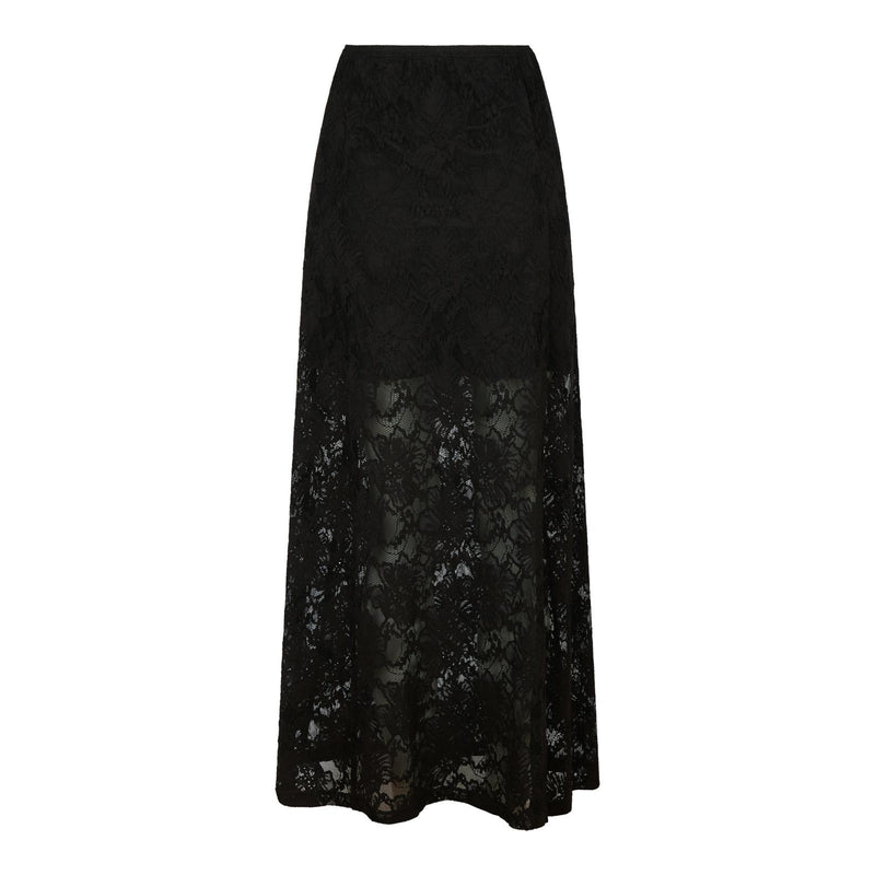 Neo Noir, Emmie Lace Skirt, Black