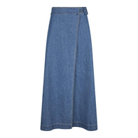 Neo Noir, Nina Wrap Skirt, Denim