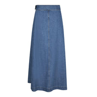 Neo Noir, Nina Wrap Skirt, Denim