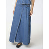 Neo Noir, Nina Wrap Skirt, Denim