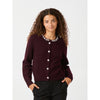 Neo Noir, Marie Stone Knit Cardigan, Wine