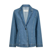 Neo Noir, Dimma Denim Blazer, Blue