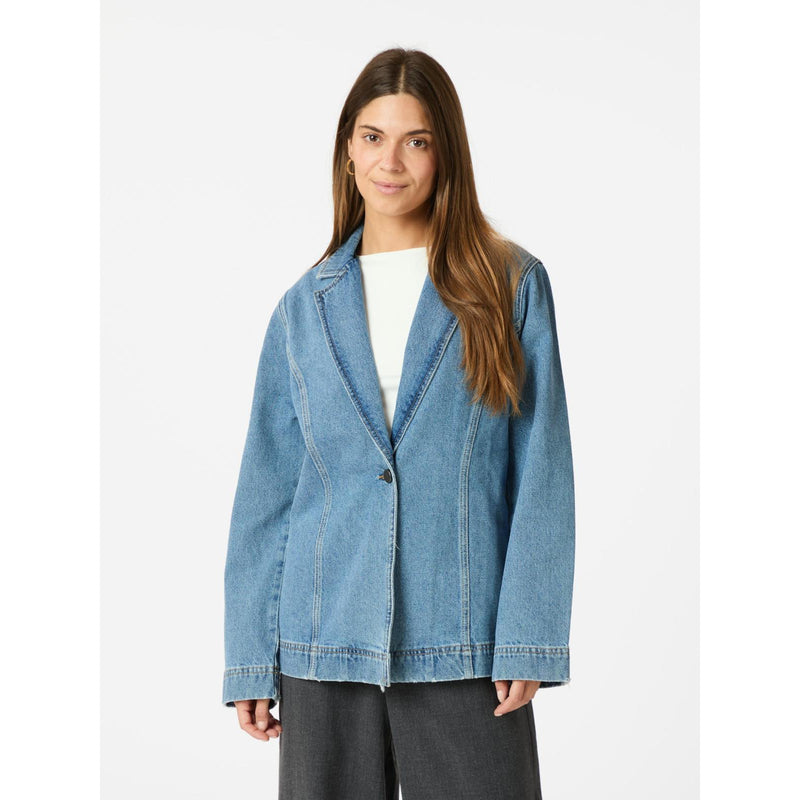 Neo Noir, Dimma Denim Blazer, Blue