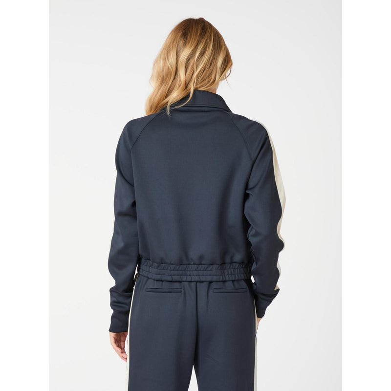 Neo Noir, Vera Track Suit Blouse, Navy