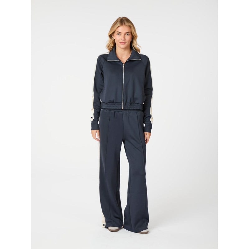 Neo Noir, Vera Track Suit Blouse, Navy