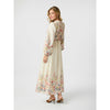 Neo Noir, Silfi Flower Print Dress, Creme-Neo Noir-Minlillebutik.dk