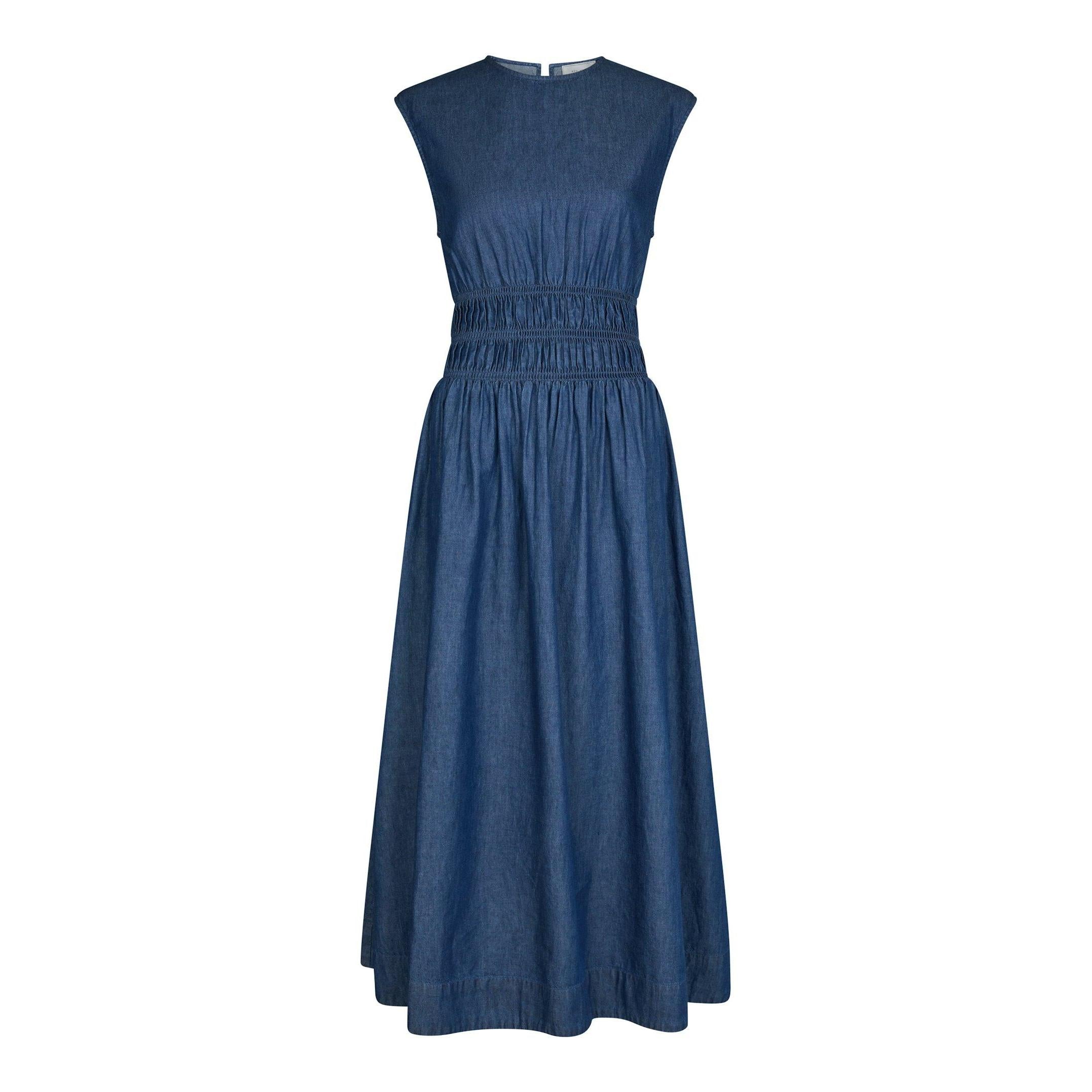 Neo Noir, Esmy Denim Dress, Blue-Neo Noir-Minlillebutik.dk