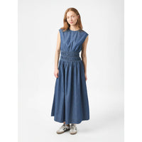 Neo Noir, Esmy Denim Dress, Blue-Neo Noir-Minlillebutik.dk